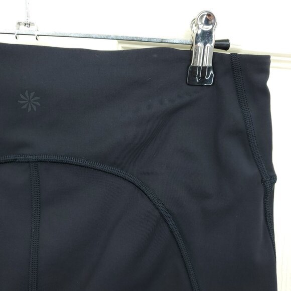 Athleta Ultimate 3" Shorts High Rise Fitted Mini Length M Black - Picture 13 of 16